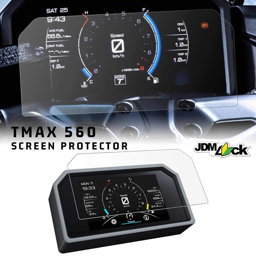 Tech Accessories 2022 - オートバイスクラッチクラスター保護計器フィルムアクセサリーアクセサリースクリーンダッシュボードヤマハ TMAX 560 テックマックス 2022-