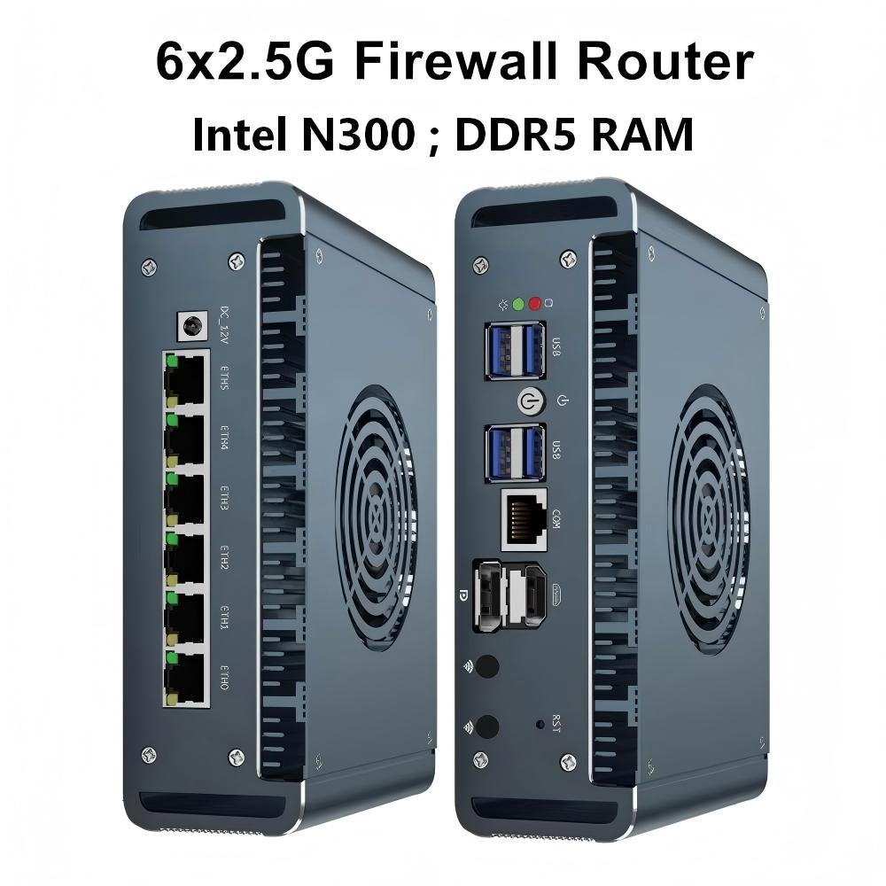 Intel Cpu Core I7 - インテルN300ミニPCシンクライアント 6xi226 2.5G LAN DDR5 NVME