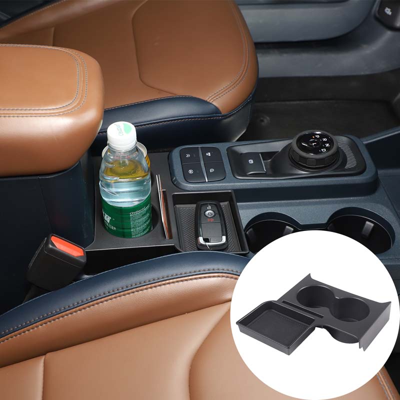 Tech Car Accessories - カーセンターコンソール収納ボックスカップホルダーオーガナイザートレイフォードマーベリック 2022 2023 2024 2025 2026