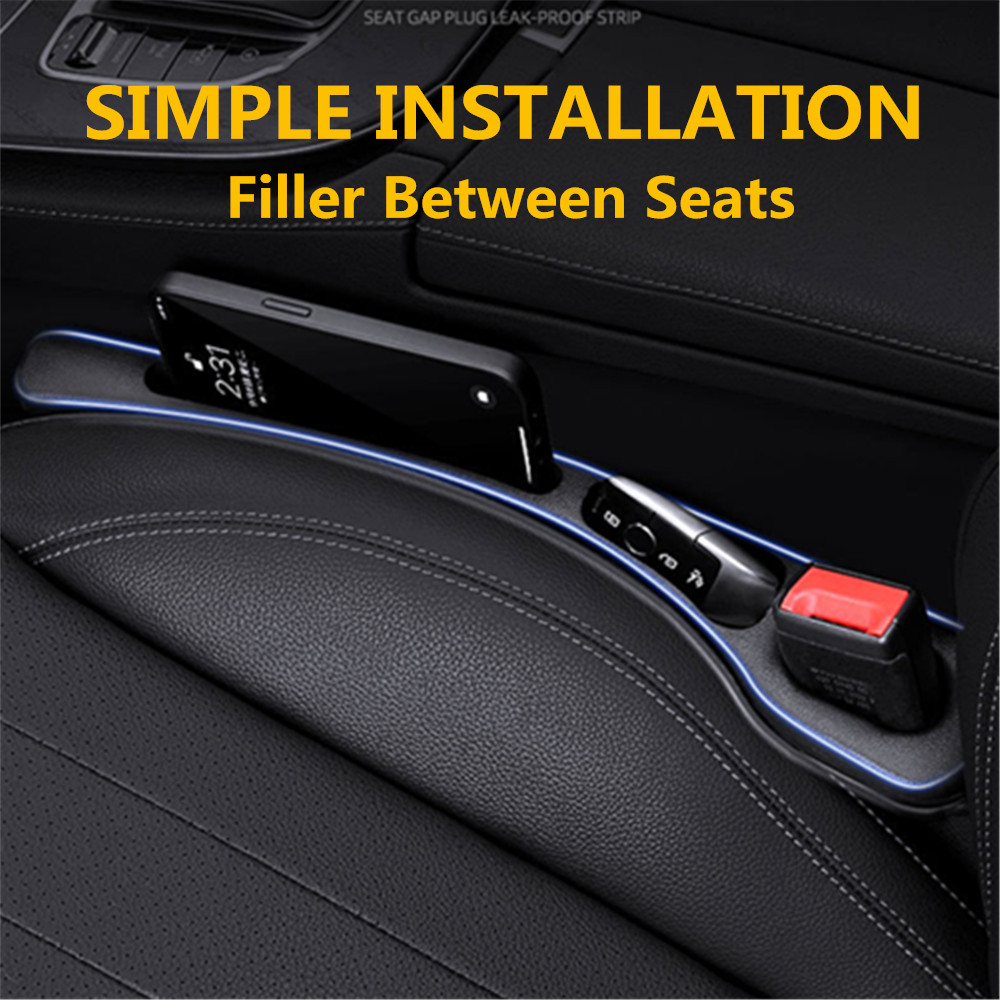 Tech Car Accessories - 2X 車のシート隙間埋め具 シート間の隙間用インテリア装飾アクセサリー BMW E46 E90
