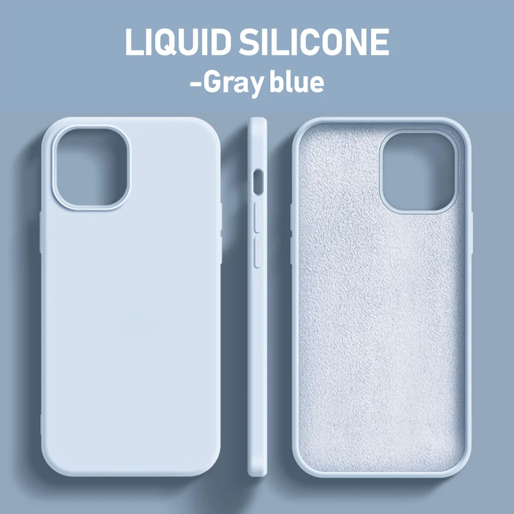Tech Accessories Apple - IPhone用液体シリコンケース,デラックスソフトフォンアクセサリー,オリジナル,iPhone 15, 14, 11, 13, 12