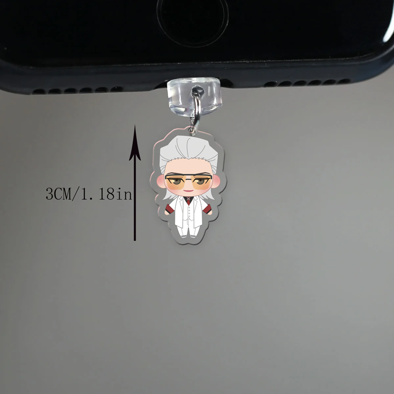 Tech Accessories Apple - アクリル製「To Be Hero X」スマホ用ダストプラグ（iPhone、Samsung、Type-C対応）TBHX ナイスラッキーシアンクイーン ダストプラグ