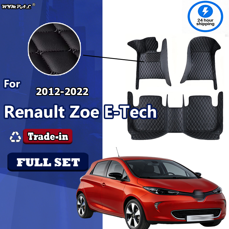 Tech Accessories 2022 - 高級革車のフロアマットルノーゾーイ E-テック電気 2012 〜 2022 5