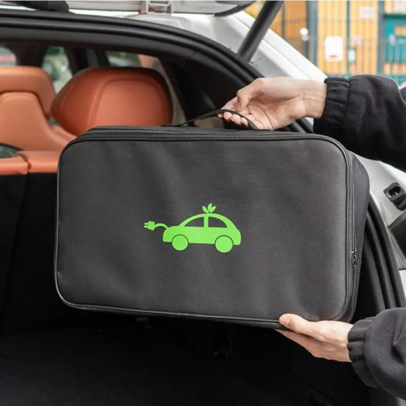 Cable Organizer Bag - 新しい車の充電器収納袋車の収納袋ジャンパーケーブルバッグケーブルオーガナイザー収納袋電気自動車