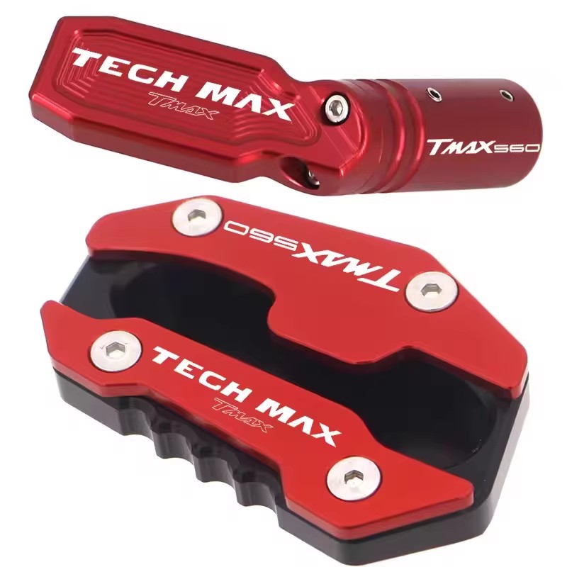 Tech Accessories 2022 - オートバイキックスタンド足側スタンド延長パッドヤマハ TMAX560 テックマックス 2020 2021 2022