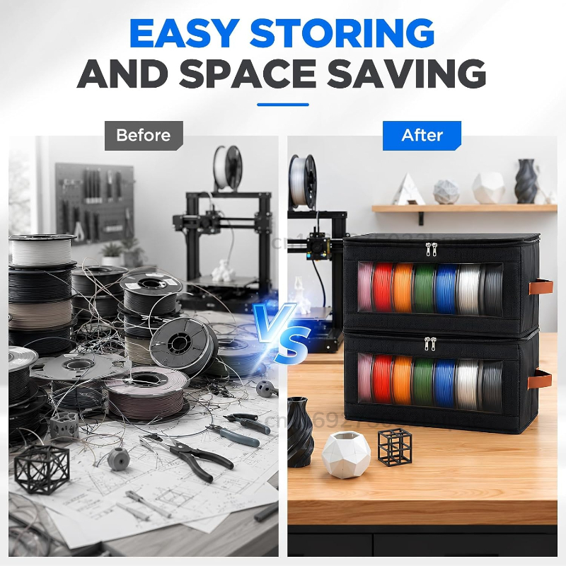 フィラメント収納バッグ - 3Dプリンターフィラメント収納容 - Tech Accessories Holder のレビューと価格