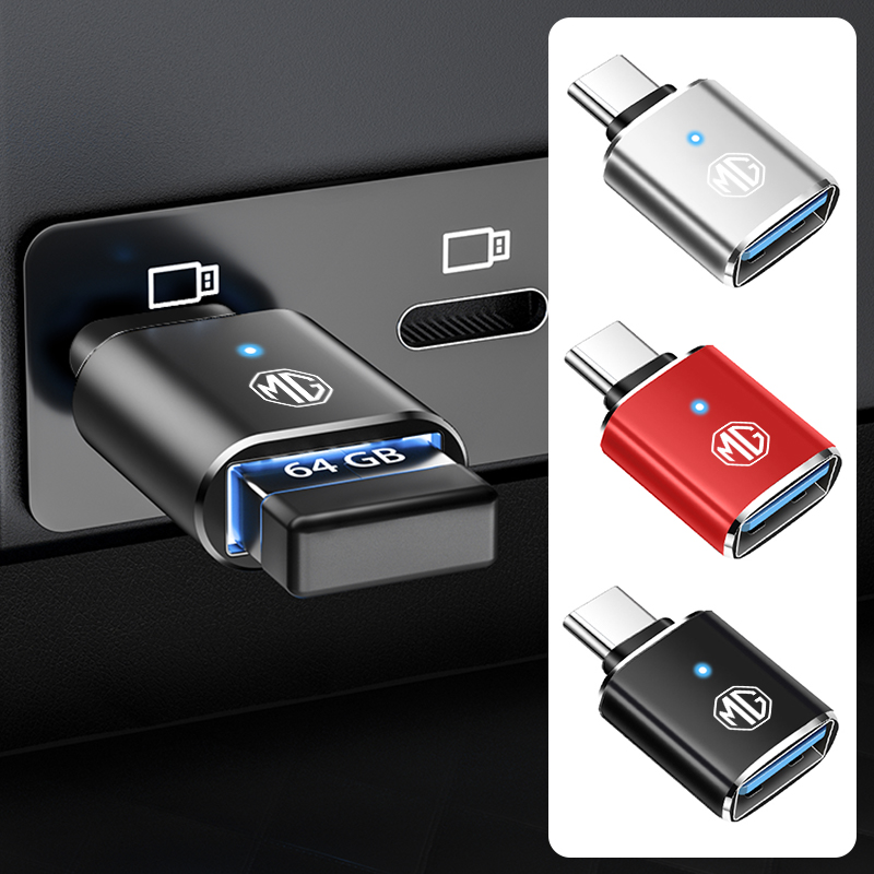車載LEDタイプC-USB 3.0アダプターケーブルコンバー - Tech Car Accessories のレビューと価格