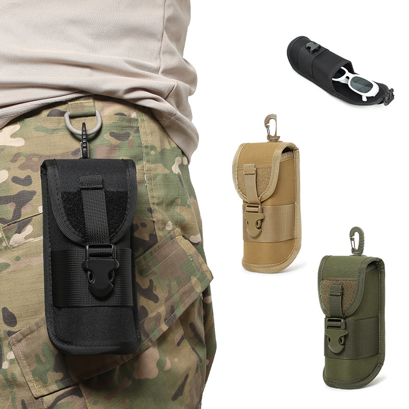 屋外用ハードシェルサングラスポーチ EDC モールグラスパッ - Tech Accessories Pouch のレビューと価格