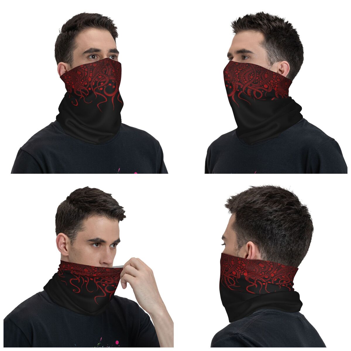 防風フェイススカーフカバー、バラクラバチューブ、ヘッドバンド - Tech Wear Accessories のレビューと価格