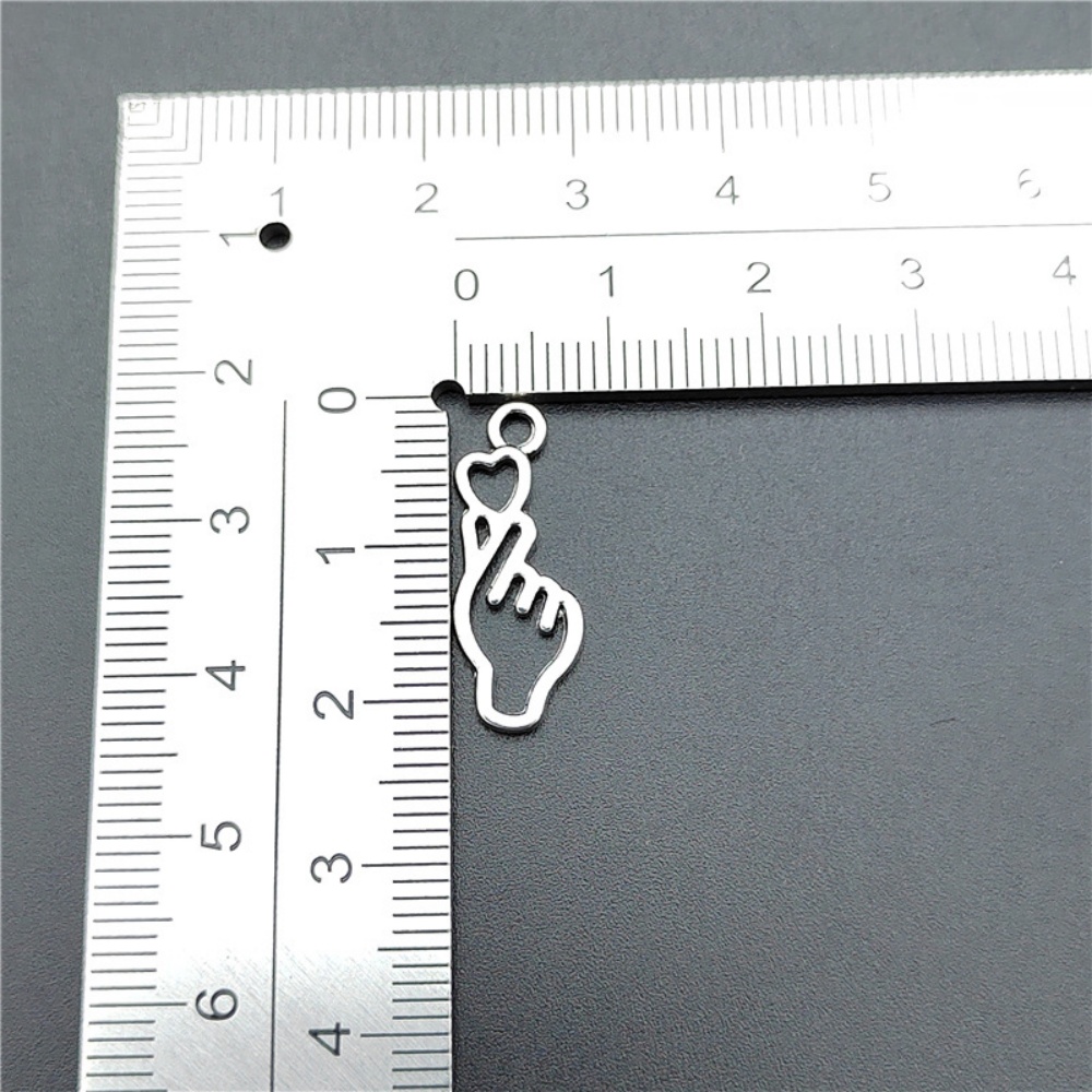 10-100 個フィンガーハート Diy ジュエリーチャーム - Y2K Tech Accessories のレビューと価格