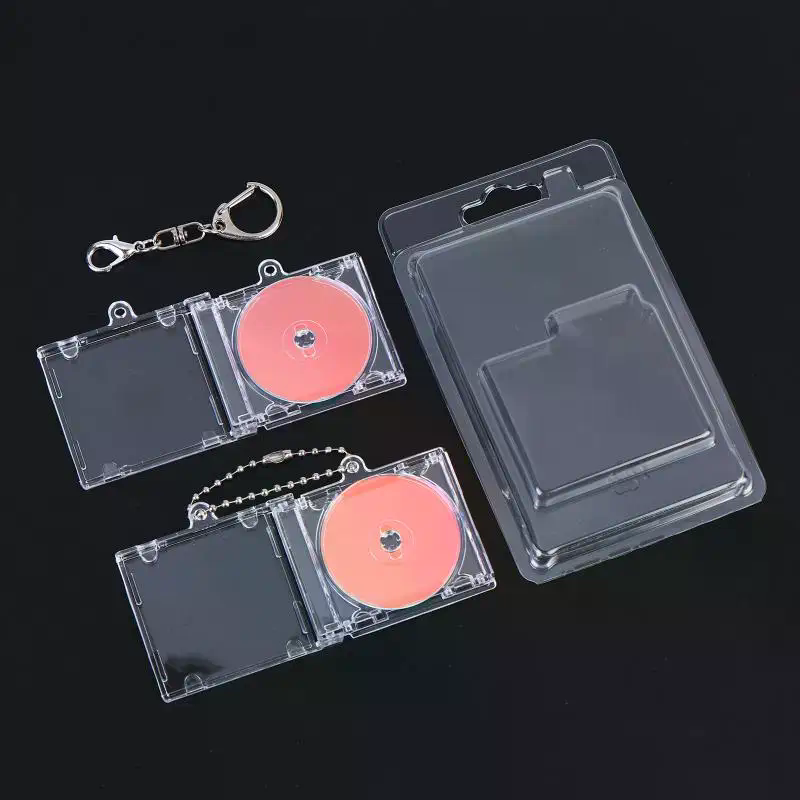 CDディスクケースキーホルダー - DIYバックパックペンダ - Tech Accessories Key のレビューと価格