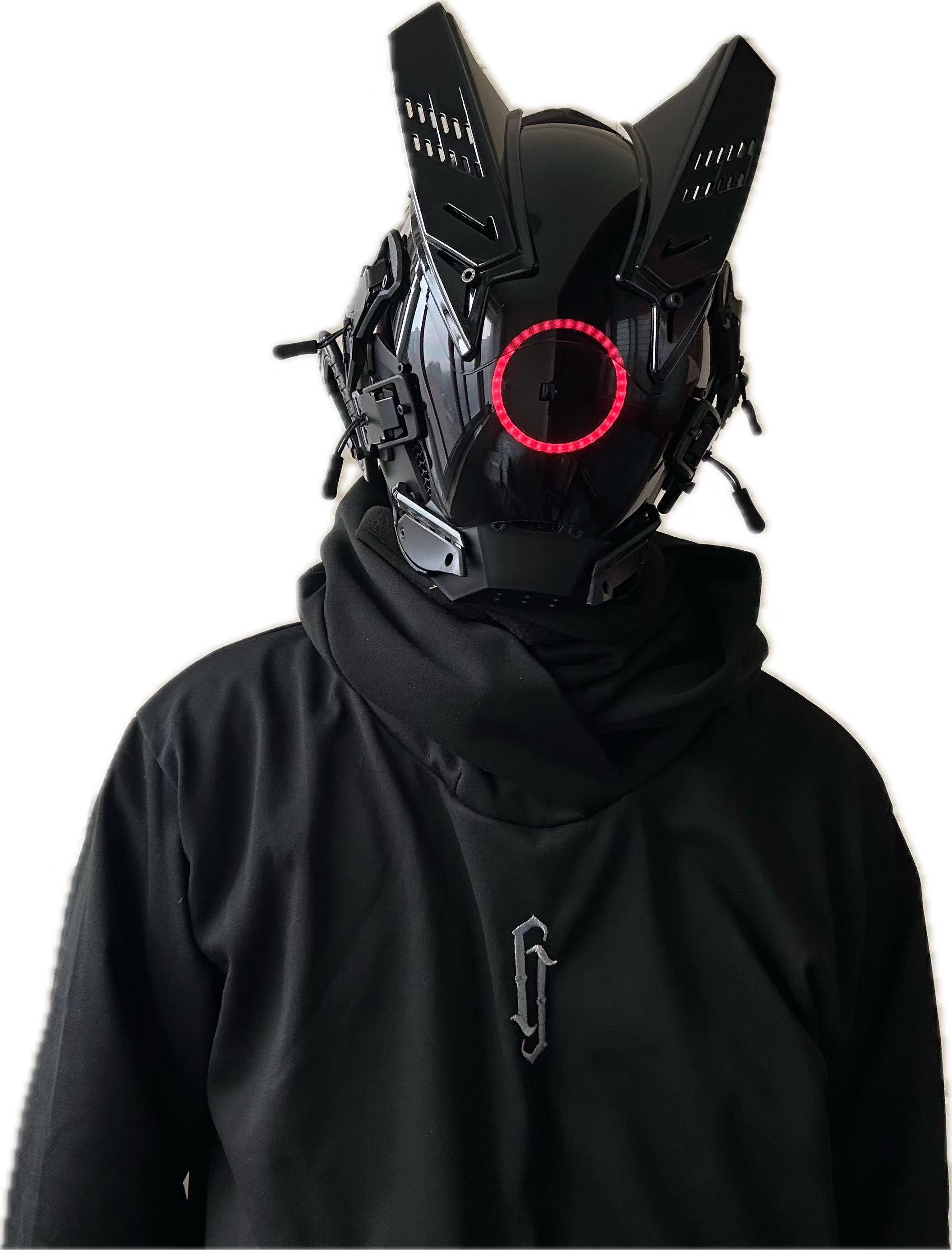 サイバーパンクLEDマスク コスプレマスク 男女兼用 未来風 - Tech Wear Accessories のレビューと価格