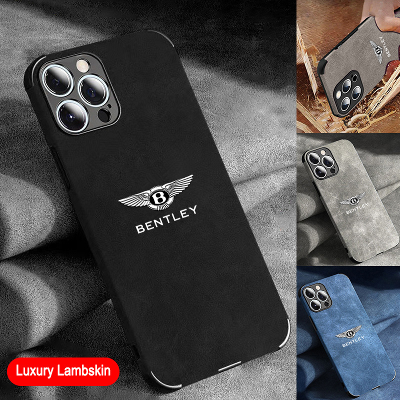 B-Bentley-Bロゴ スエード オールインワン スマホ - Tech Accessories Apple のレビューと価格