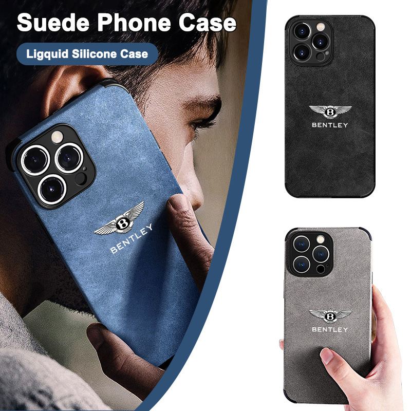 B-Bentley-Bロゴ スエード オールインワン スマホ - Tech Accessories Apple のレビューと価格
