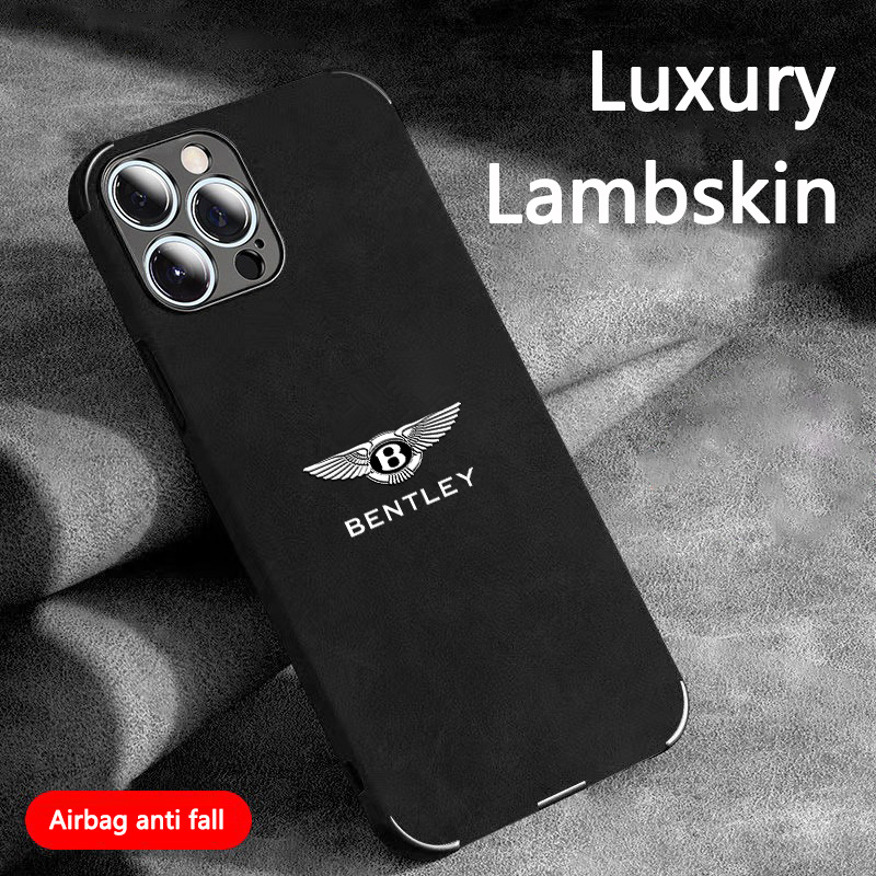 B-Bentley-Bロゴ スエード オールインワン スマホ - Tech Accessories Apple のレビューと価格