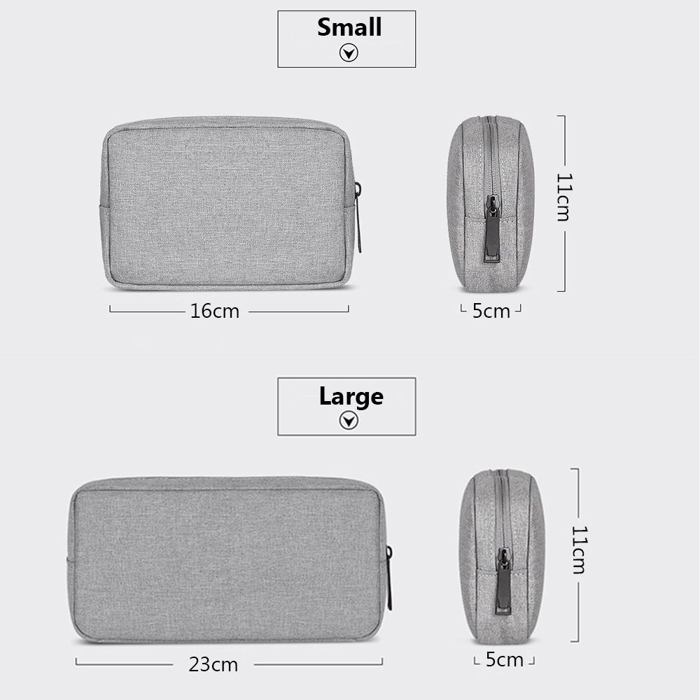 ポータブルUSBケーブルイヤホンオーガナイザー収納バッグガジ - Cable Organizer Bag のレビューと価格
