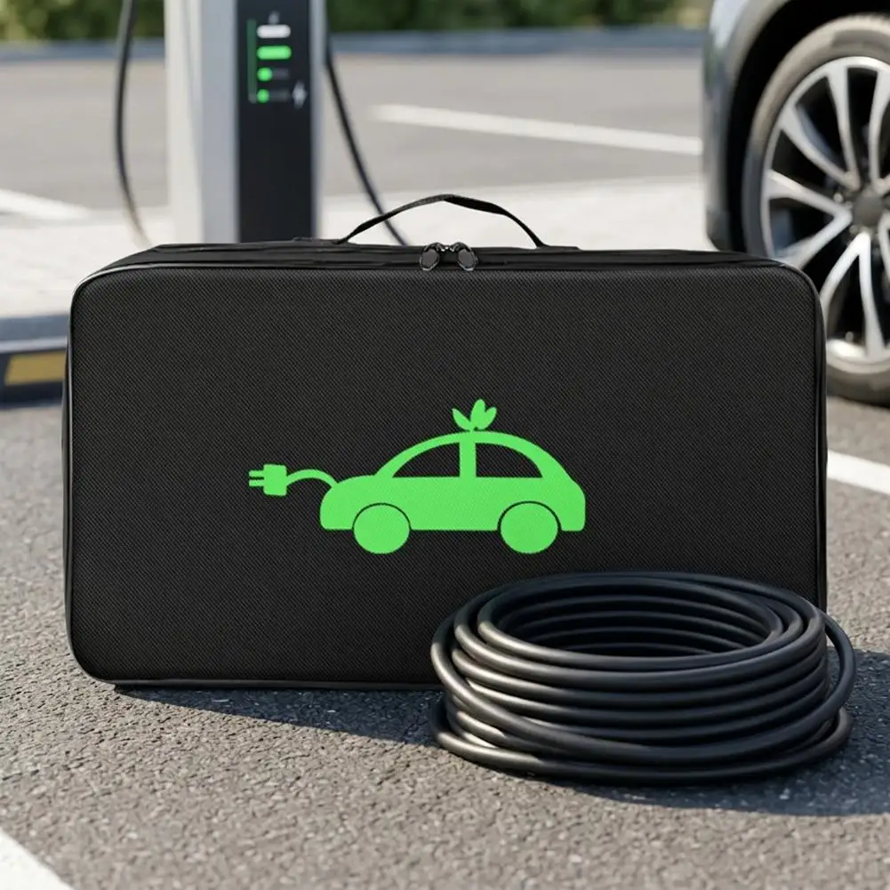 新しい車の充電器収納袋車の収納袋ジャンパーケーブルバッグケー - Cable Organizer Bag のレビューと価格