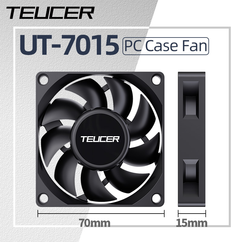 Teucer UT-7015 7cm Chassic 冷却フ - Tech Computer Accessories のレビューと価格