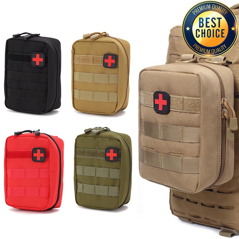 屋外の戦術的な多機能ウエストパック MOLLE 医療緊急キッ - Tech Accessories Pouch のレビューと価格