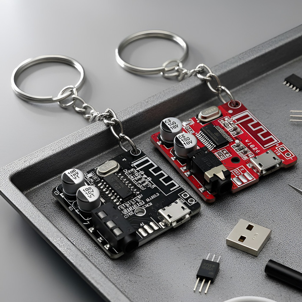 サイバーパンクスタイル回路基板キーホルダーレトロテック美学P - Tech Accessories Key のレビューと価格