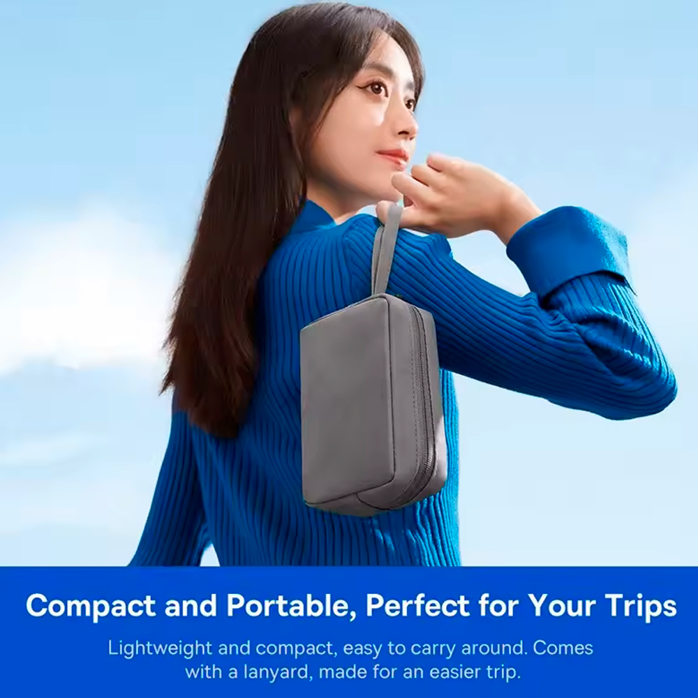 携帯電話防水バッグ旅行用充電器ケーブル収納ケース iPhon - Cable Organizer Bag のレビューと価格